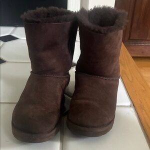 UGG Chocolate Brown Shearling Boots